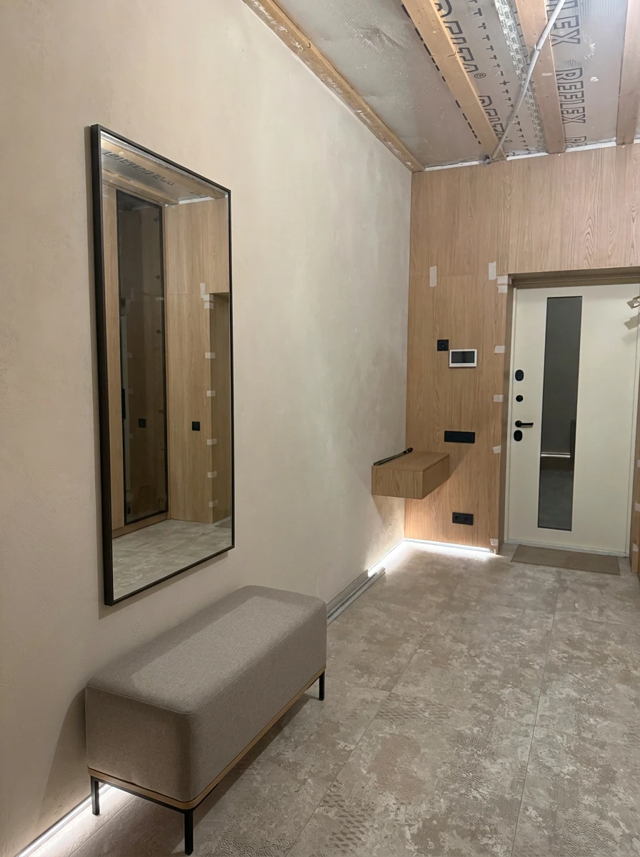 Дизайн прихожей в стиле Минимализм — фото интерьера от нейросети RoomGPT