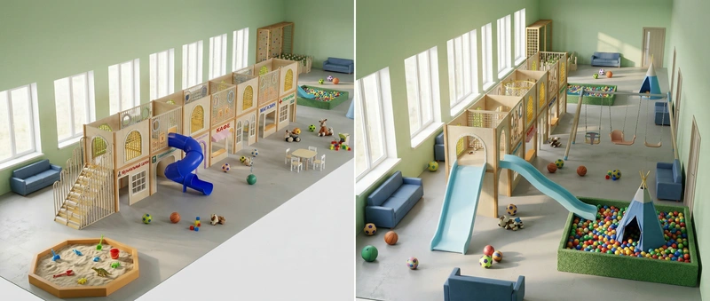 Дизайн детской в стиле Без стиля — фото интерьера от нейросети RoomGPT