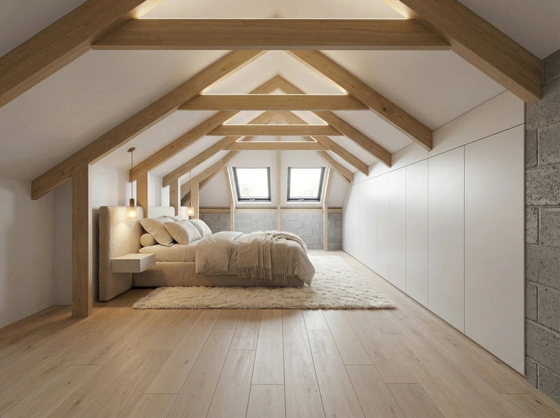 Дизайн спальни в стиле Минимализм — фото интерьера от нейросети RoomGPT