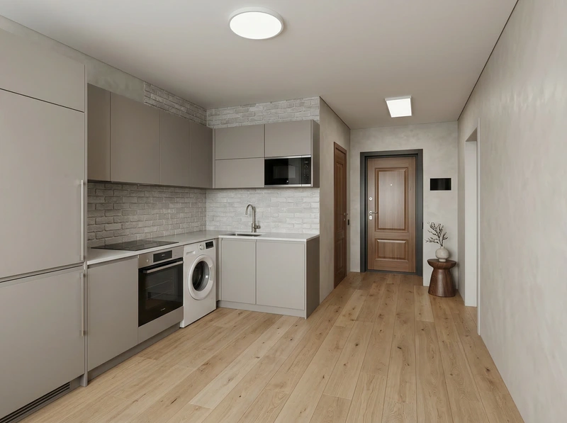 Дизайн интерьера в стиле Минимализм — Гостиная от нейросети RoomGPT