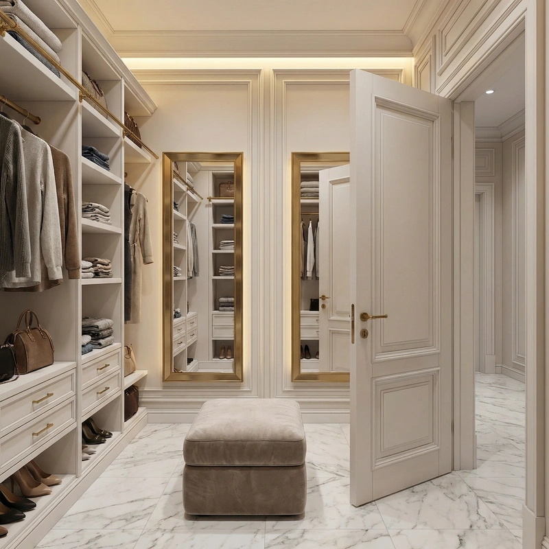 Дизайн интерьера в стиле Классика — Прихожая от нейросети RoomGPT