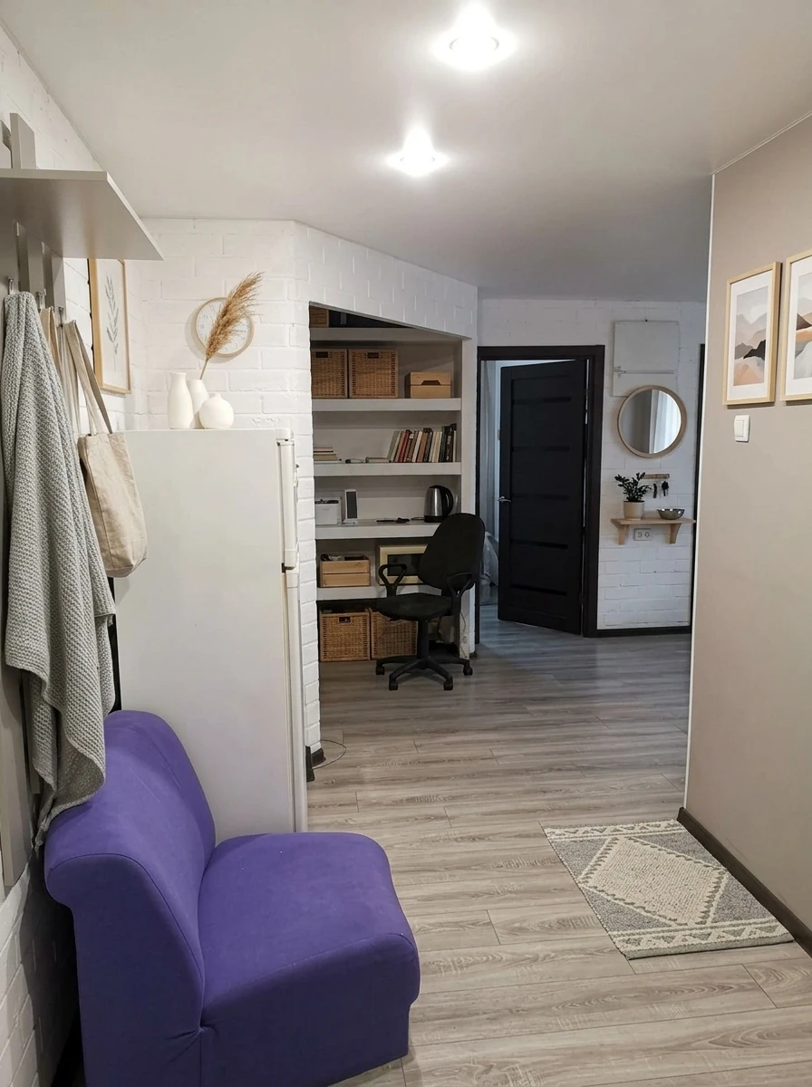 Дизайн прихожей в стиле Сканди — фото интерьера от нейросети RoomGPT