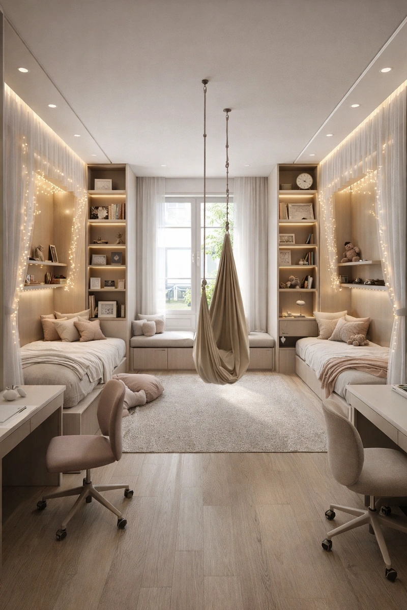 Дизайн детской в стиле Минимализм — фото интерьера от нейросети RoomGPT