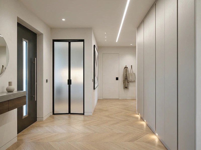 Дизайн интерьера в стиле Минимализм — Прихожая от нейросети RoomGPT