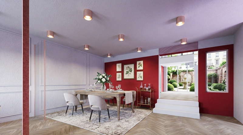 Дизайн интерьера в стиле Классика — Кухня от нейросети RoomGPT