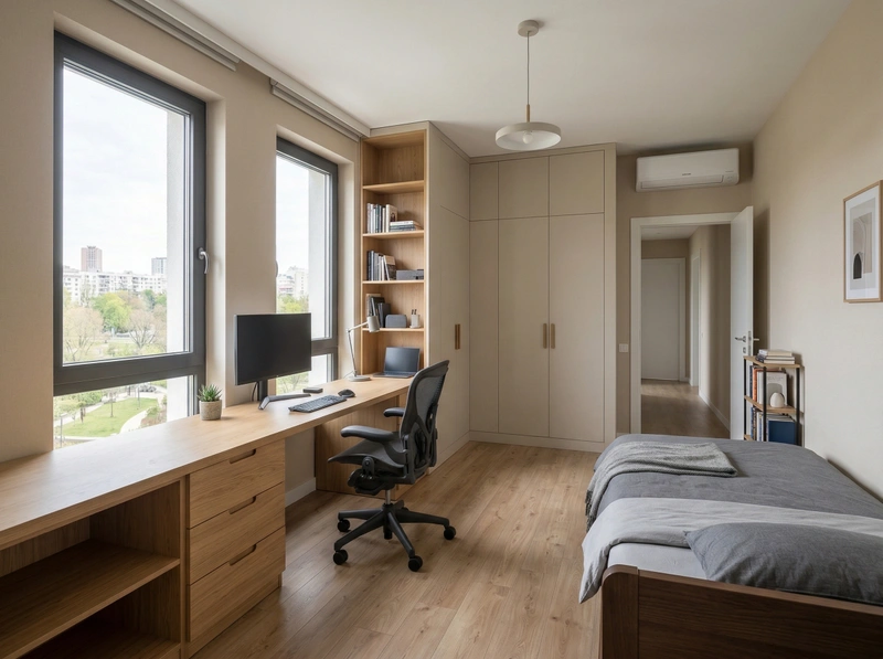 Дизайн детской в стиле Минимализм — фото интерьера от нейросети RoomGPT