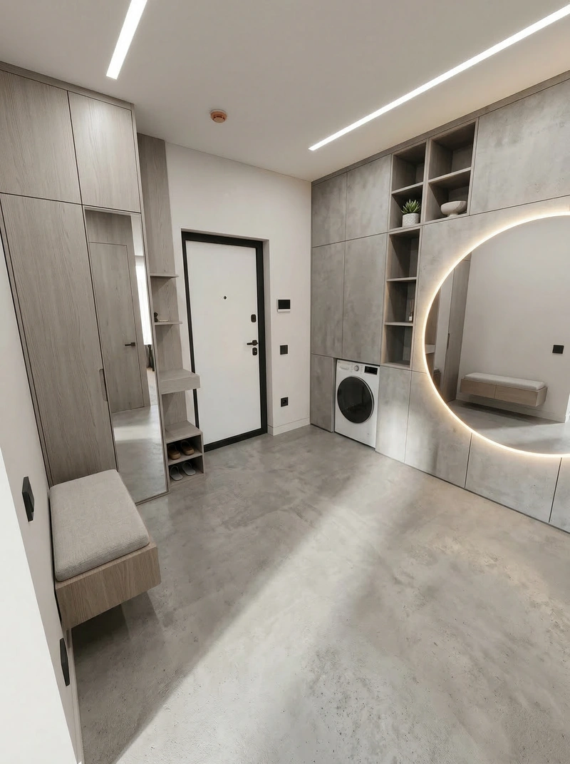 Дизайн интерьера в стиле Минимализм — Прихожая от нейросети RoomGPT