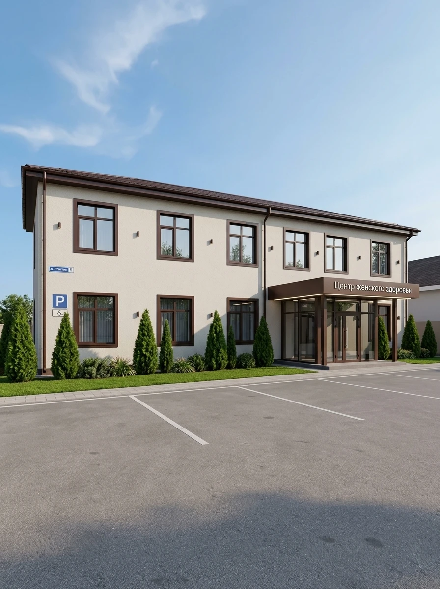 Дизайн фасада в стиле Хай-тек — Фасад от нейросети RoomGPT