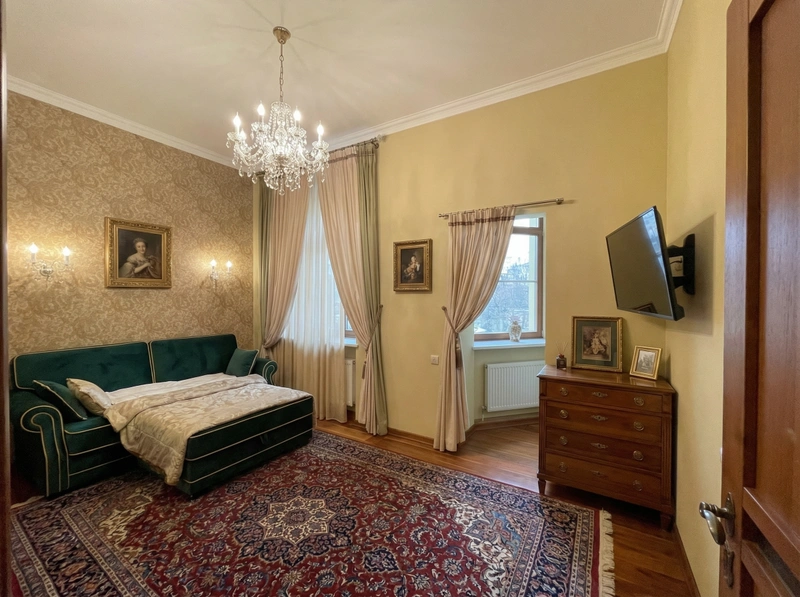 Дизайн интерьера в стиле Классика — Спальня от нейросети RoomGPT