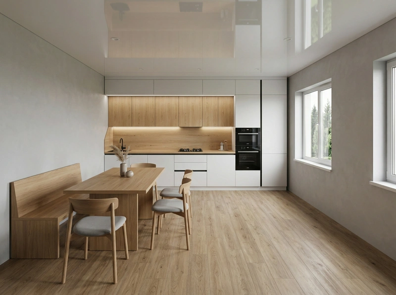 Дизайн кухни в стиле Минимализм — фото интерьера от нейросети RoomGPT