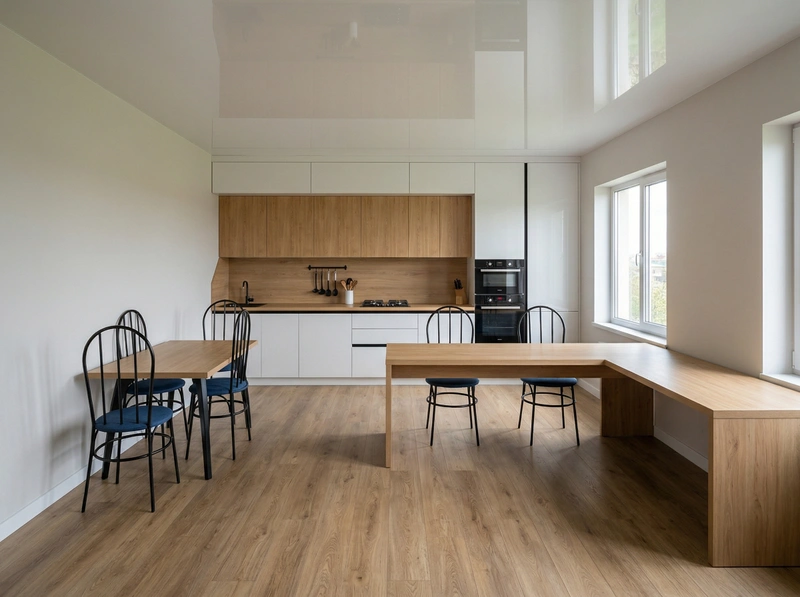 Дизайн кухни в стиле Без стиля — фото интерьера от нейросети RoomGPT