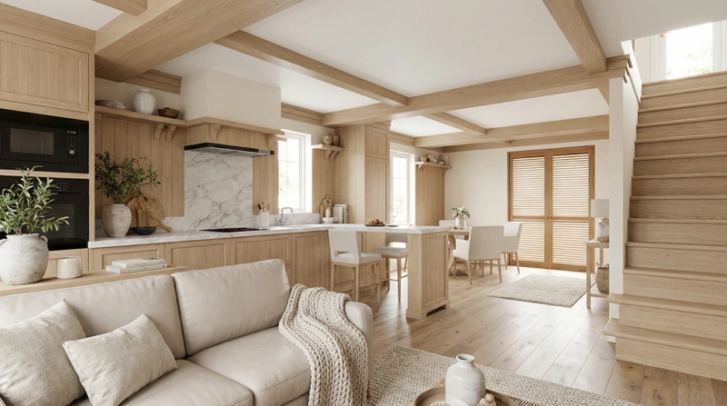 Дизайн интерьера в стиле Хюгге — Гостиная от нейросети RoomGPT