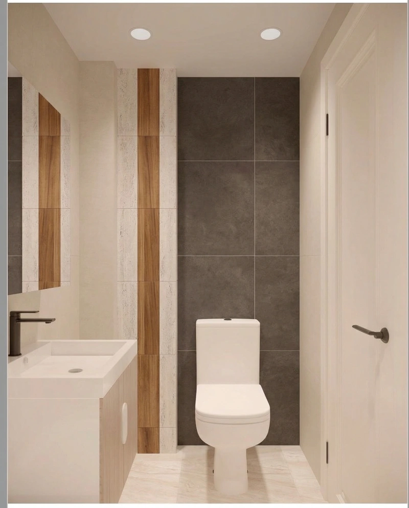 Дизайн ванной в стиле Без стиля — фото интерьера от нейросети RoomGPT