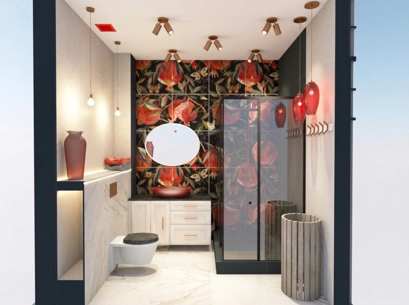 Дизайн интерьера в стиле Неоклассика — Ванная от нейросети RoomGPT