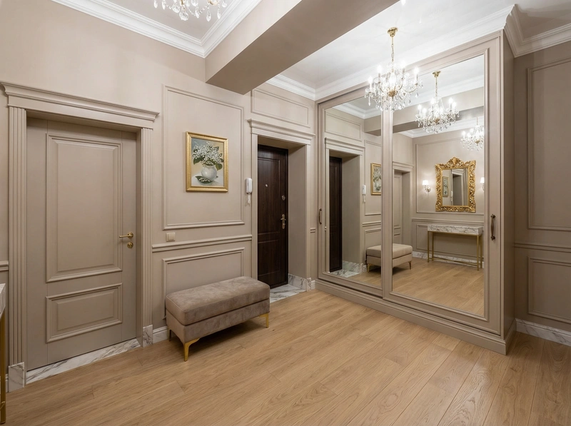 Дизайн интерьера в стиле Классика — Прихожая от нейросети RoomGPT