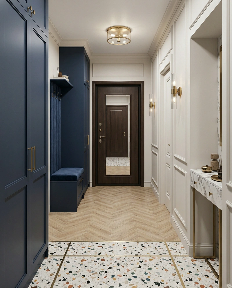 Дизайн интерьера в стиле Классика — Прихожая от нейросети RoomGPT