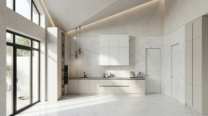 Дизайн кухни в стиле Минимализм — фото интерьера от нейросети RoomGPT