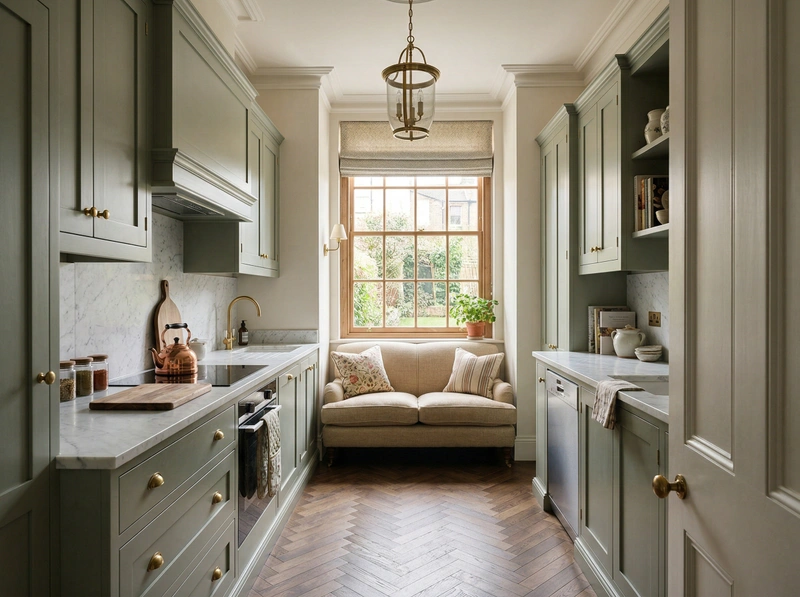 Дизайн кухни в стиле Классика — фото интерьера от нейросети RoomGPT