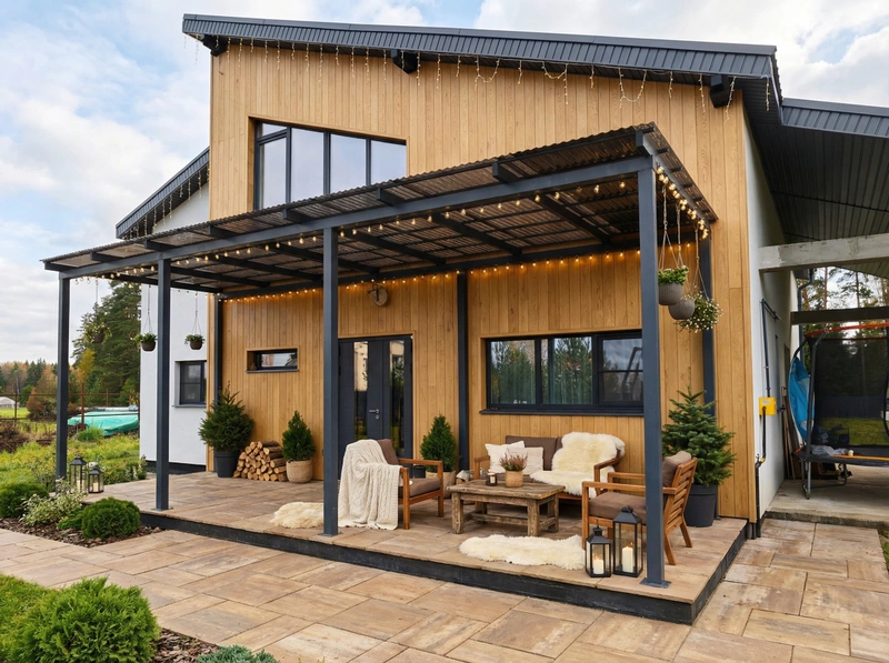 Дизайн интерьера в стиле Хюгге — Фасад от нейросети RoomGPT