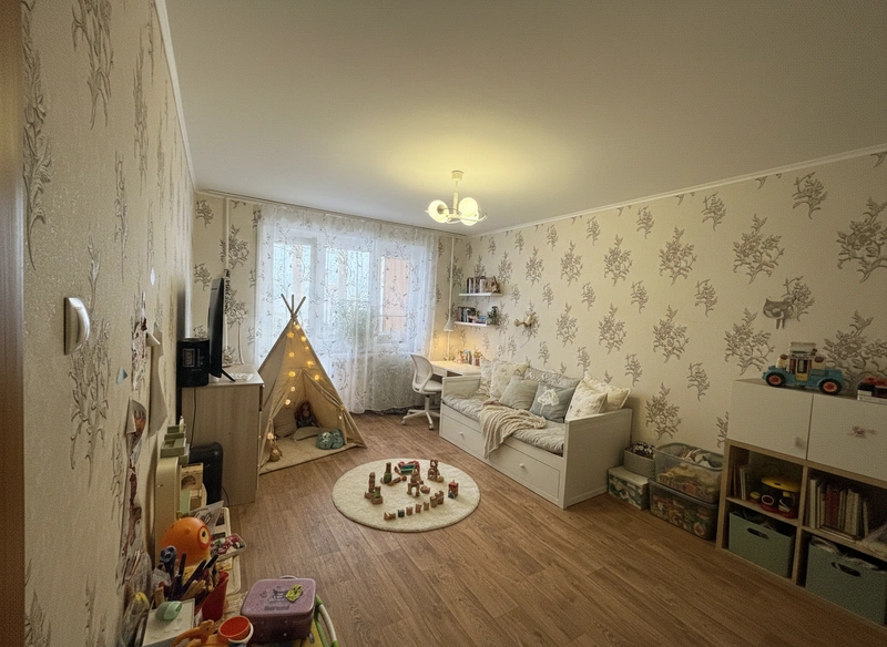 Дизайн интерьера в стиле Хюгге — Детская от нейросети RoomGPT