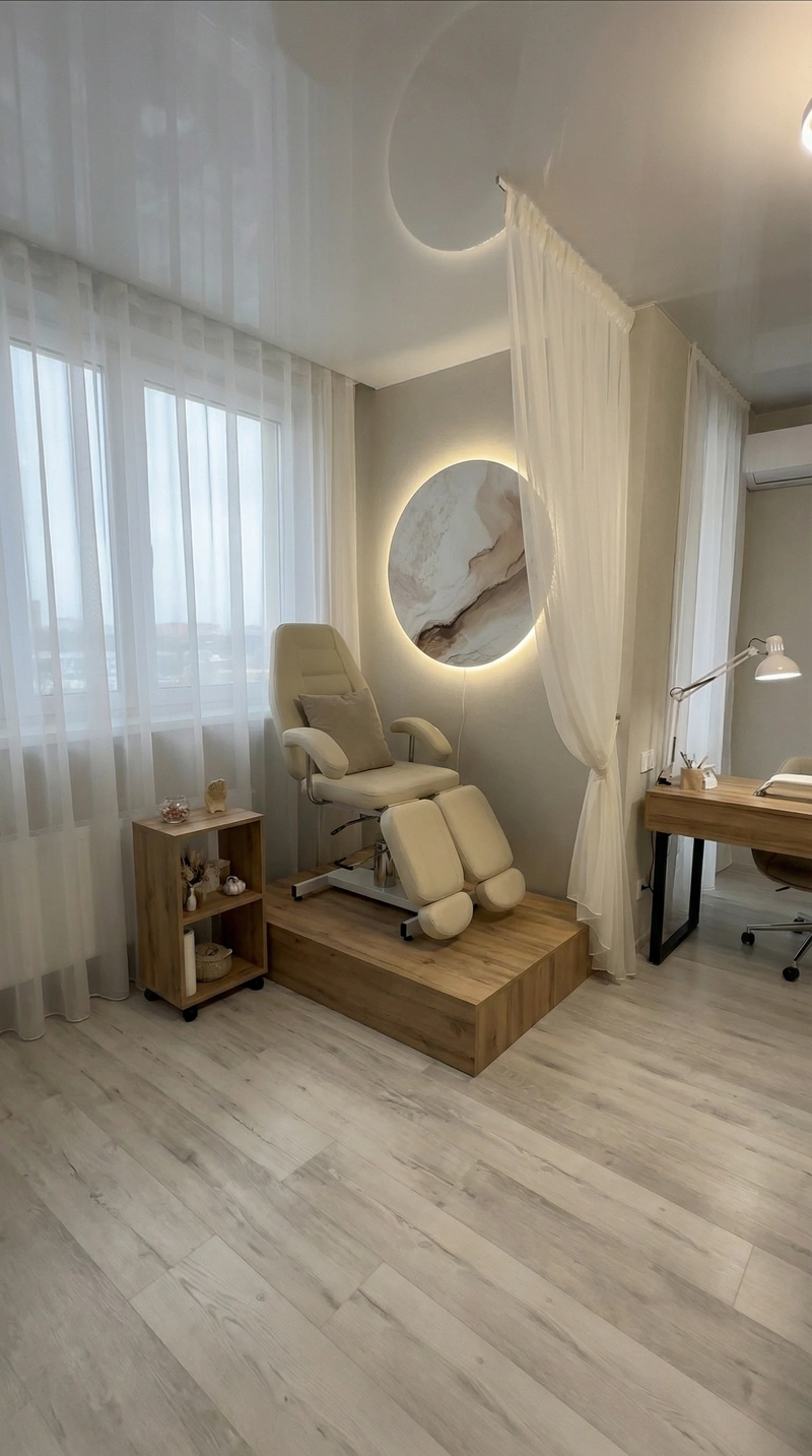 Дизайн интерьера в стиле Сканди — Кабинет от нейросети RoomGPT