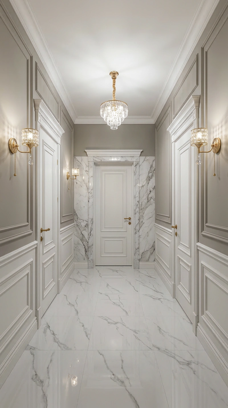 Дизайн интерьера в стиле Классика — Прихожая от нейросети RoomGPT