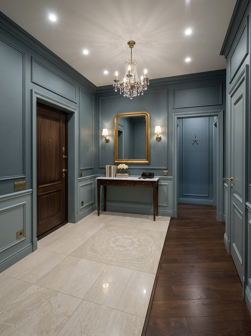 Дизайн интерьера в стиле Классика — Прихожая от нейросети RoomGPT