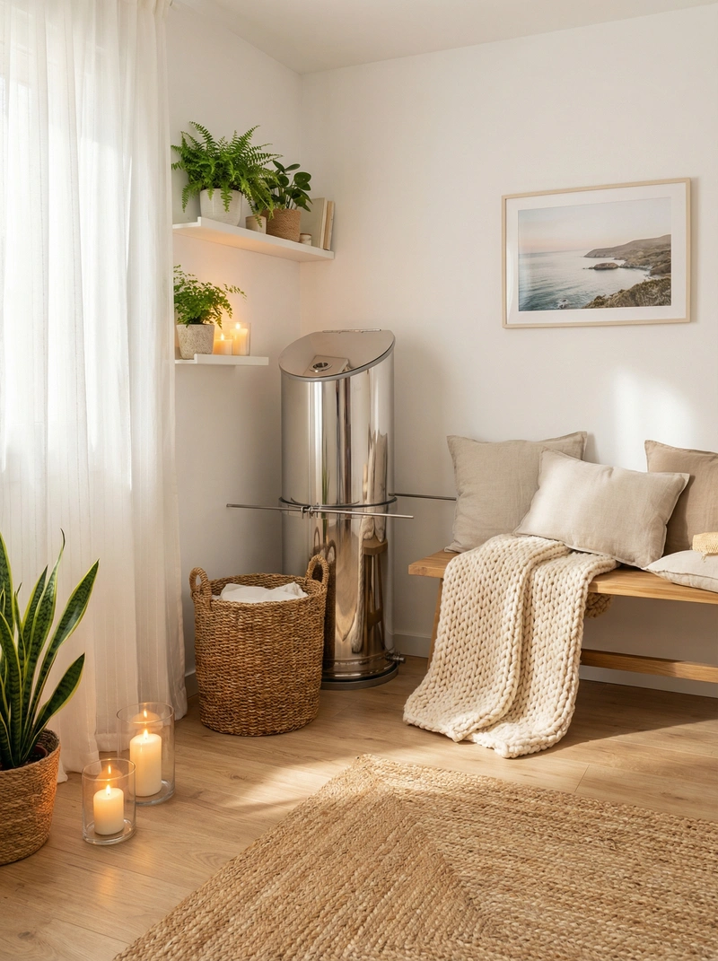 Дизайн интерьера в стиле Хюгге — Гостиная от нейросети RoomGPT