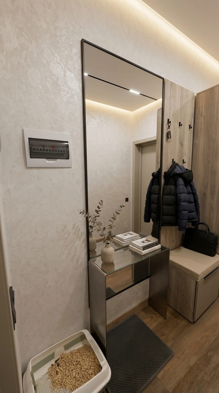 Дизайн прихожей в стиле Минимализм — фото интерьера от нейросети RoomGPT