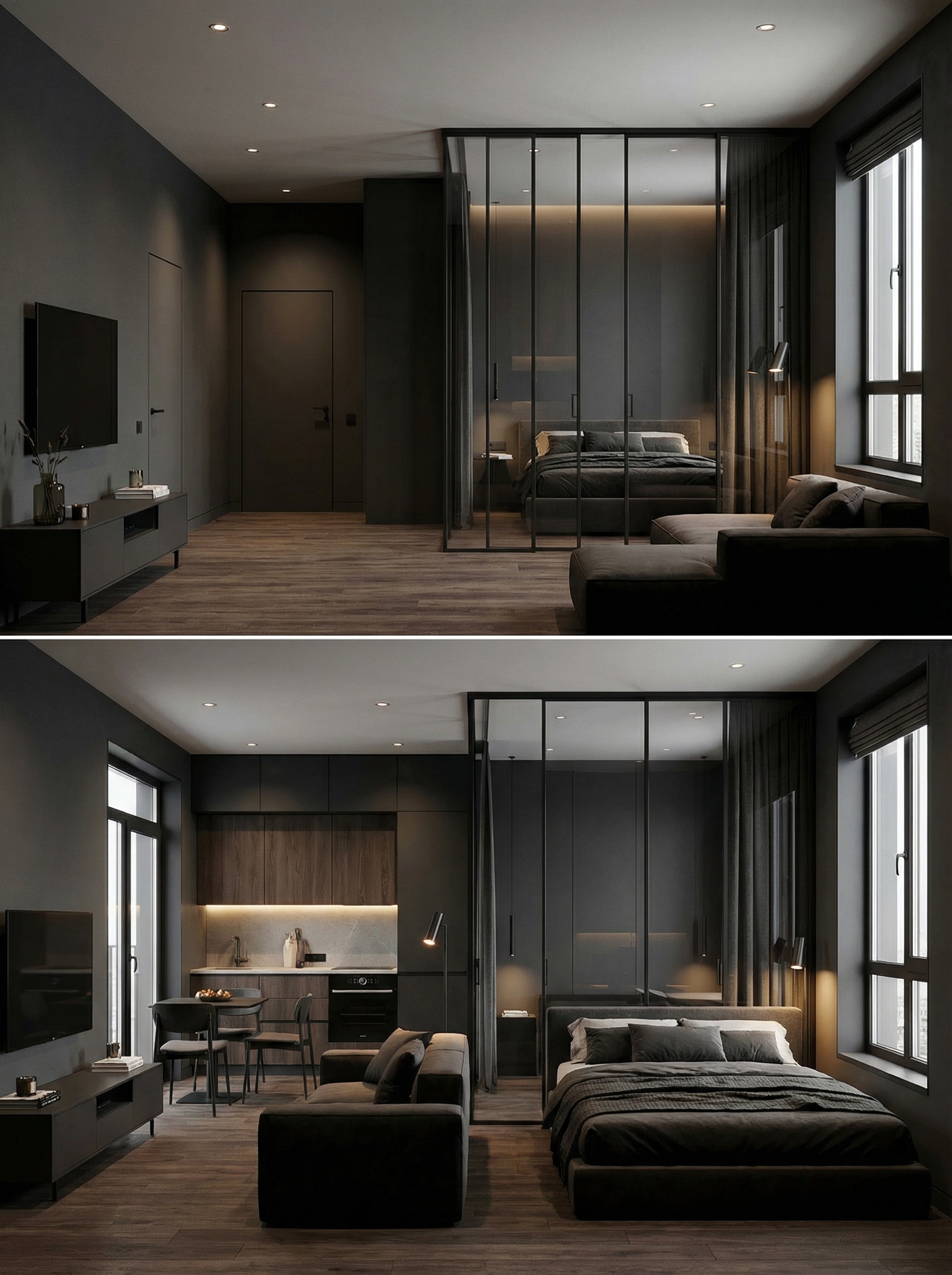 Дизайн гостиной в стиле Минимализм — фото интерьера от нейросети RoomGPT