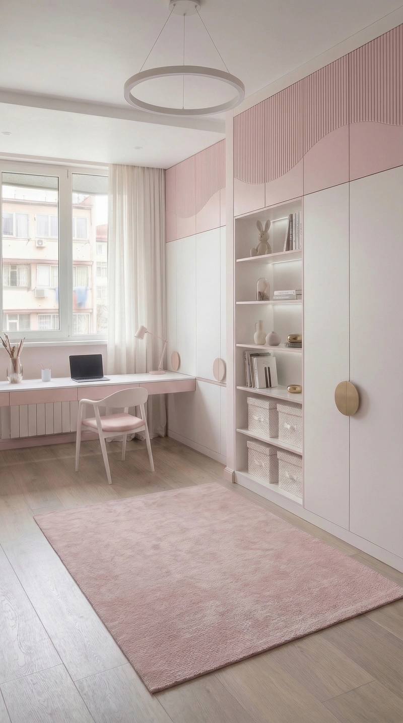 Дизайн детской в стиле Минимализм — фото интерьера от нейросети RoomGPT