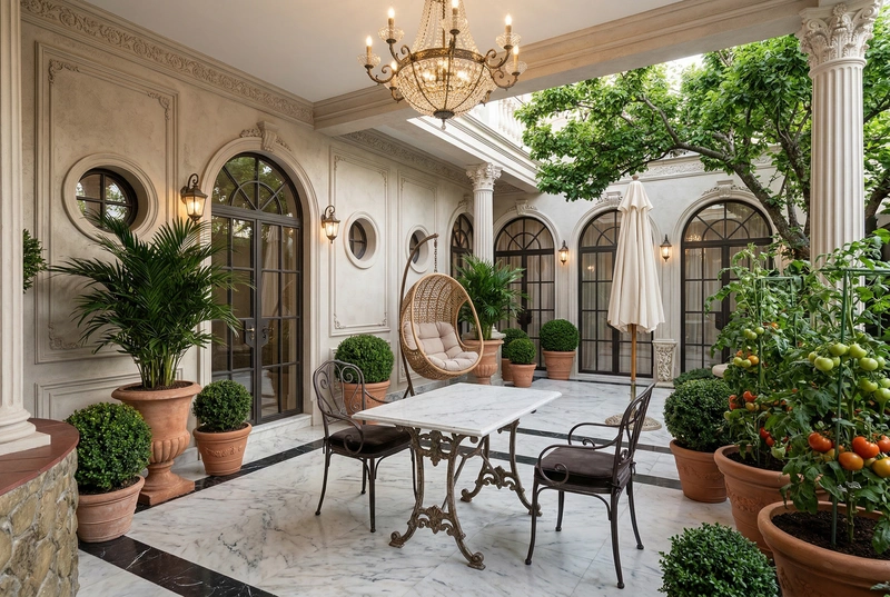 Дизайн интерьера в стиле Классика — Прихожая от нейросети RoomGPT