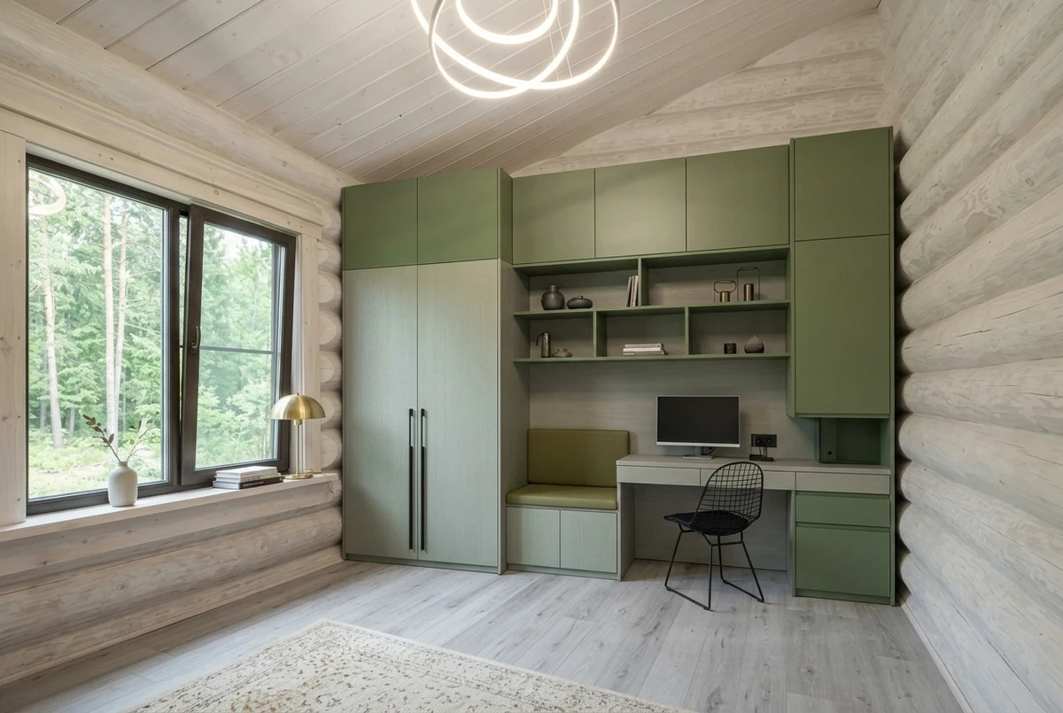 Дизайн кабинета в стиле Минимализм — фото интерьера от нейросети RoomGPT