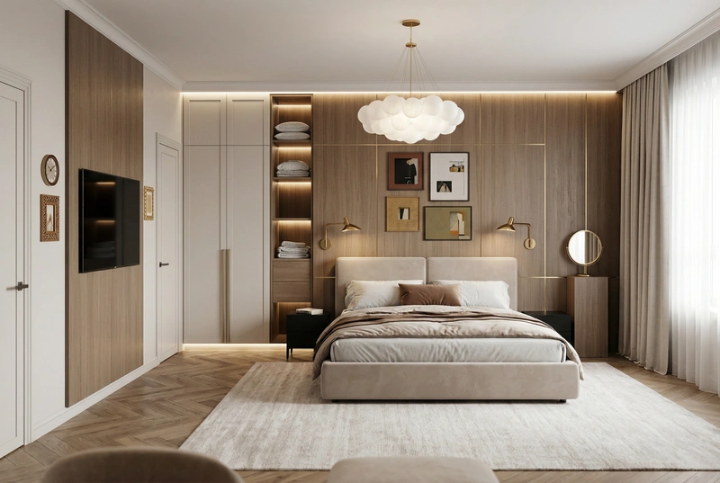 Дизайн гостиной в стиле Минимализм — фото интерьера от нейросети RoomGPT