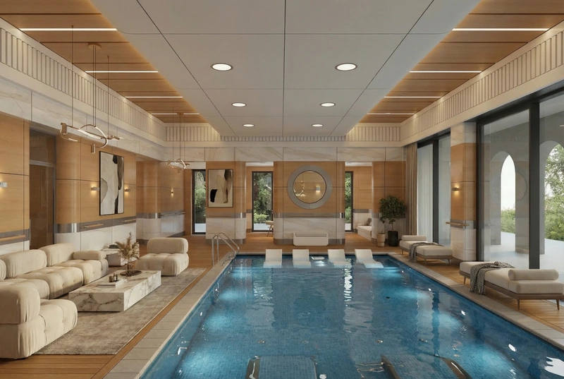 Дизайн гостиной в стиле Контемпорари — фото интерьера от нейросети RoomGPT