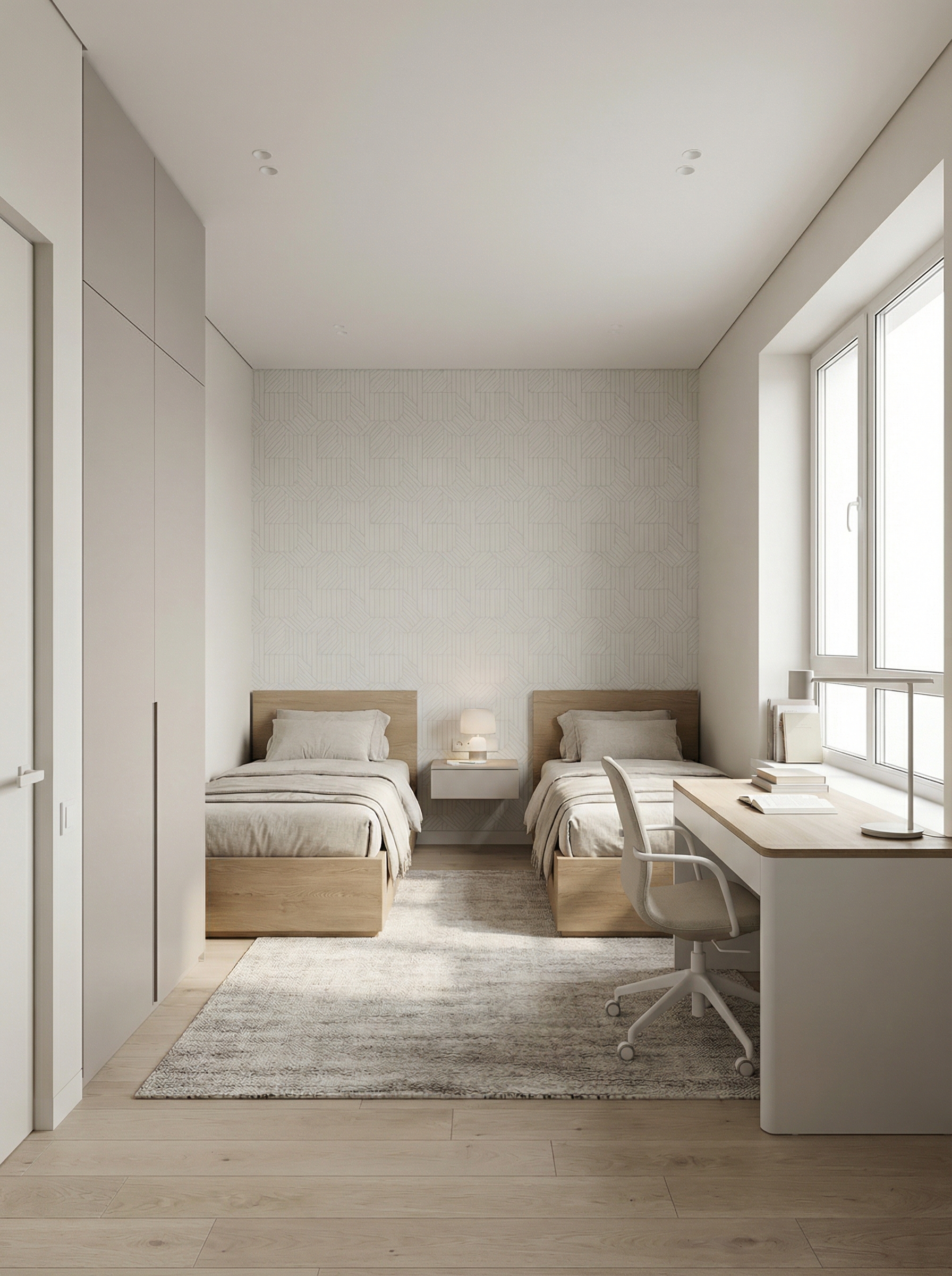 Дизайн детской в стиле Минимализм — фото интерьера от нейросети RoomGPT