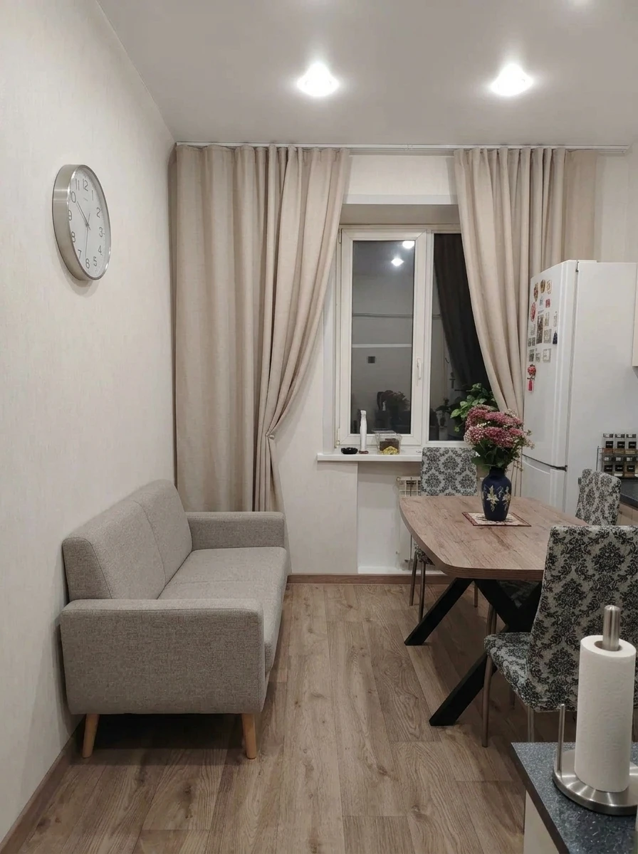 Дизайн кухни в стиле Хюгге — фото интерьера от нейросети RoomGPT