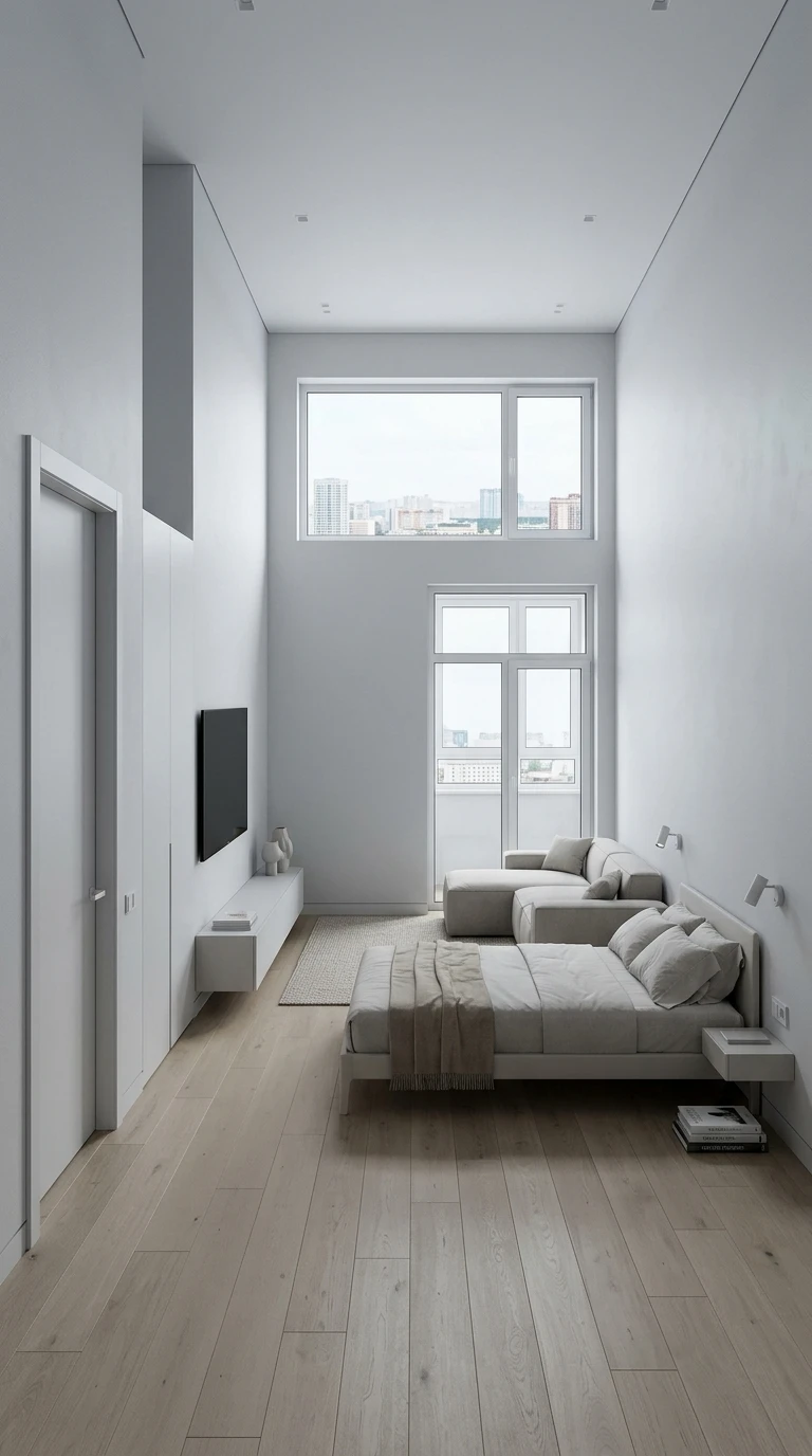 Дизайн гостиной в стиле Минимализм — фото интерьера от нейросети RoomGPT