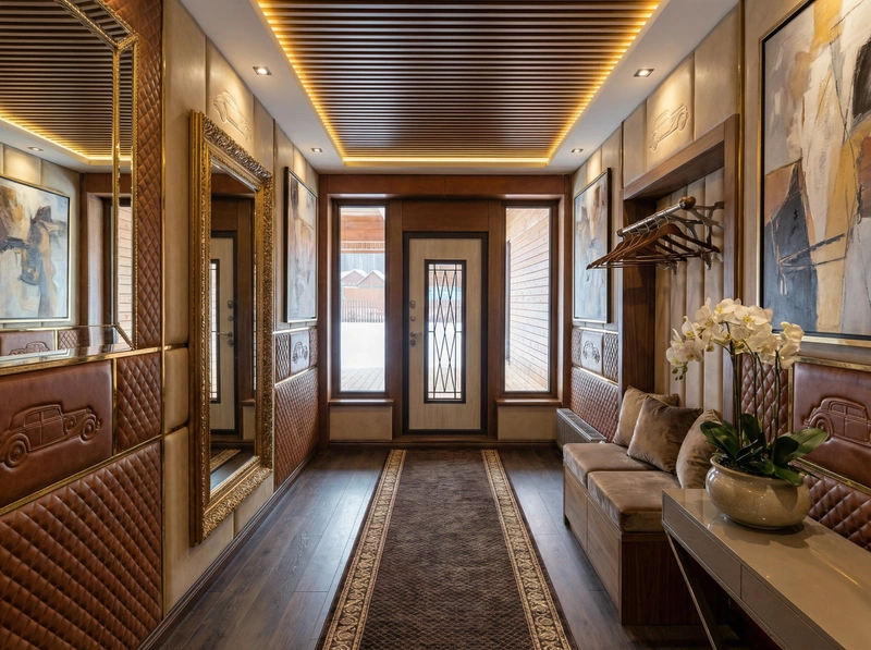 Дизайн интерьера в стиле Эклектика — Прихожая от нейросети RoomGPT