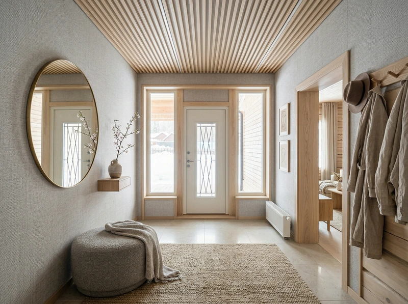 Дизайн интерьера в стиле Хюгге — Прихожая от нейросети RoomGPT