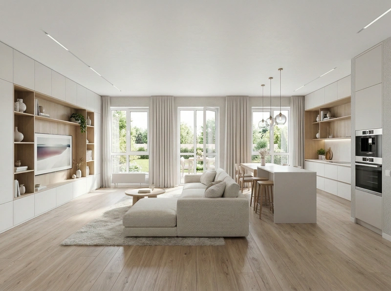 Дизайн гостиной в стиле Без стиля — фото интерьера от нейросети RoomGPT