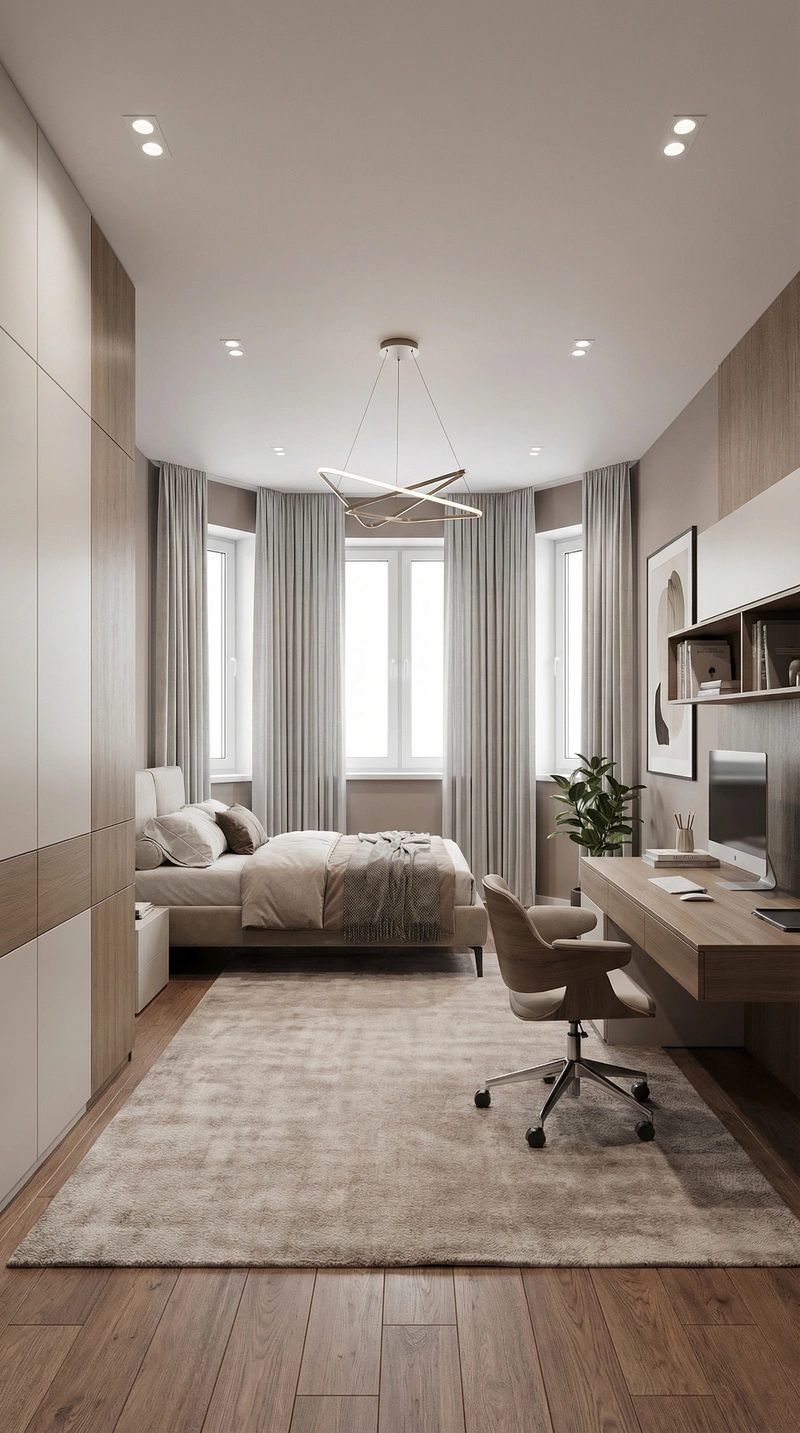 Дизайн детской в стиле Минимализм — фото интерьера от нейросети RoomGPT