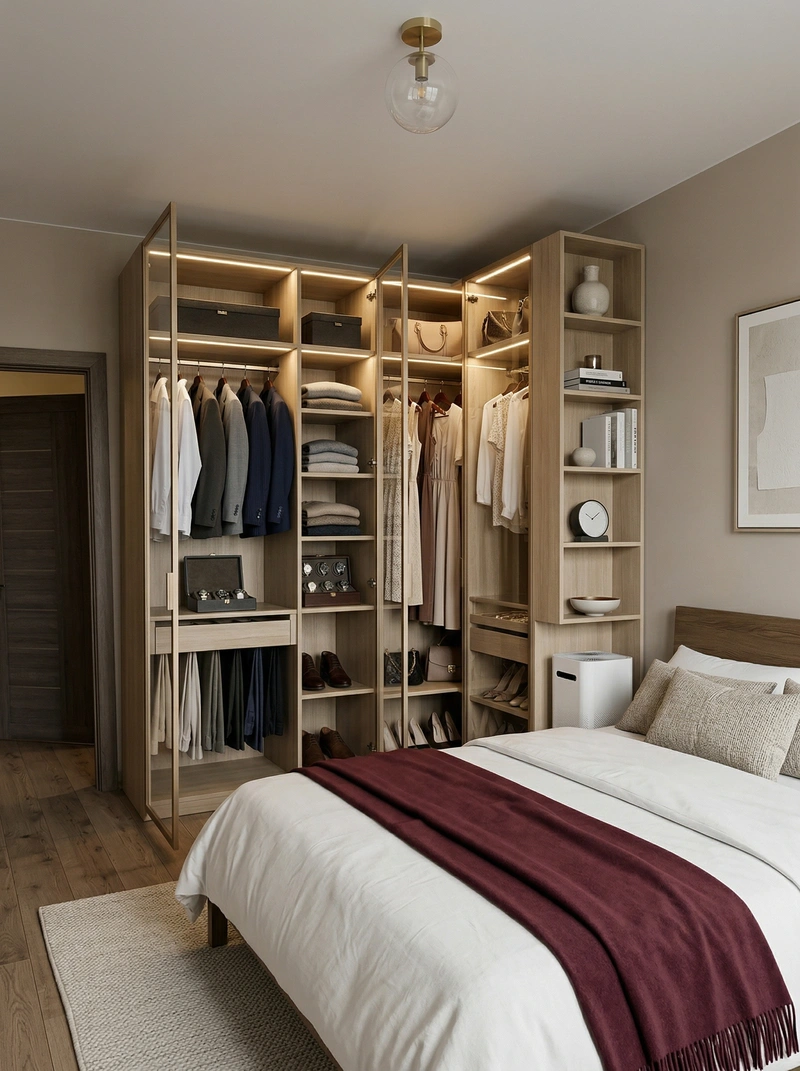 Дизайн спальни в стиле Минимализм — фото интерьера от нейросети RoomGPT