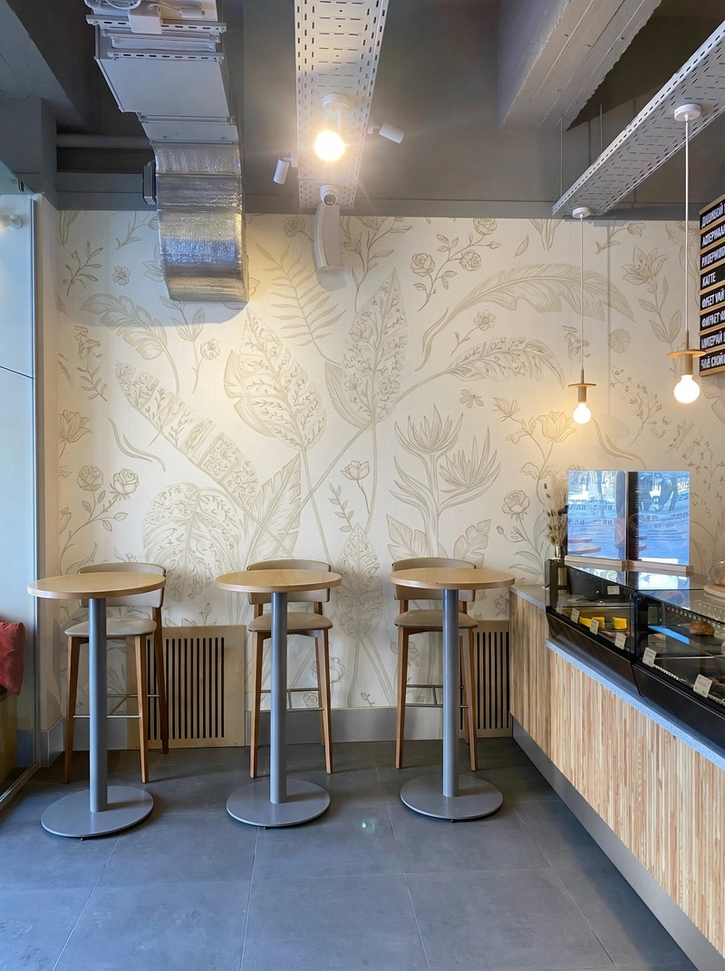 Дизайн интерьера в стиле Контемпорари — Гостиная от нейросети RoomGPT