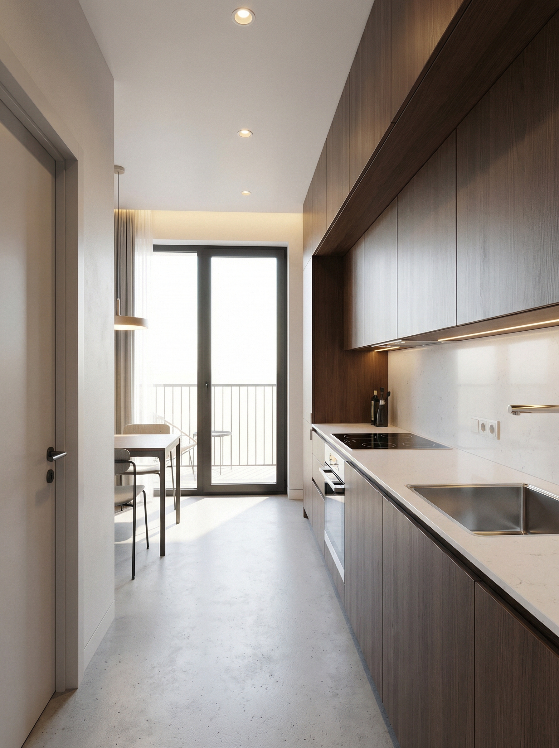 Дизайн кухни в стиле Минимализм — фото интерьера от нейросети RoomGPT