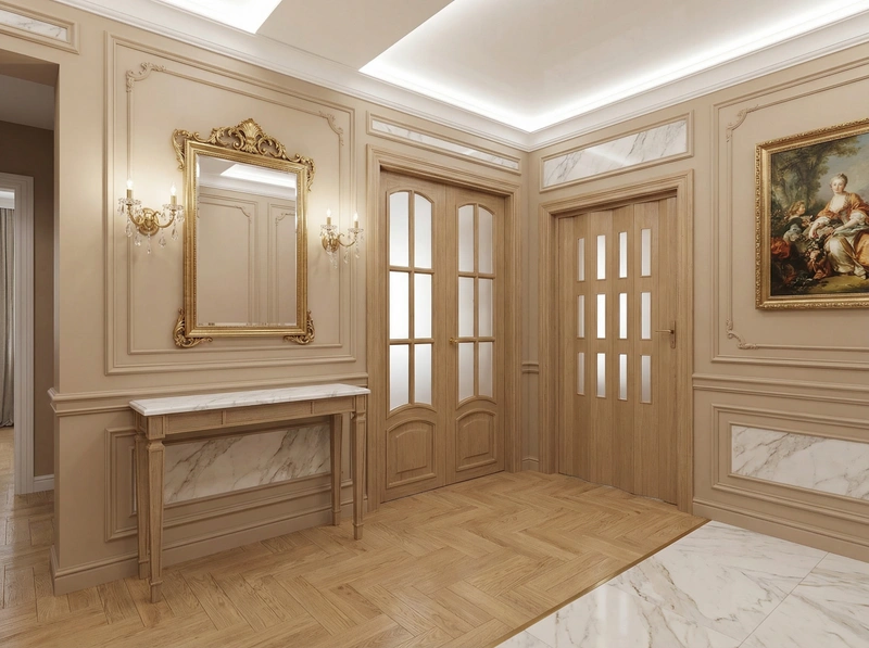 Дизайн интерьера в стиле Классика — Прихожая от нейросети RoomGPT
