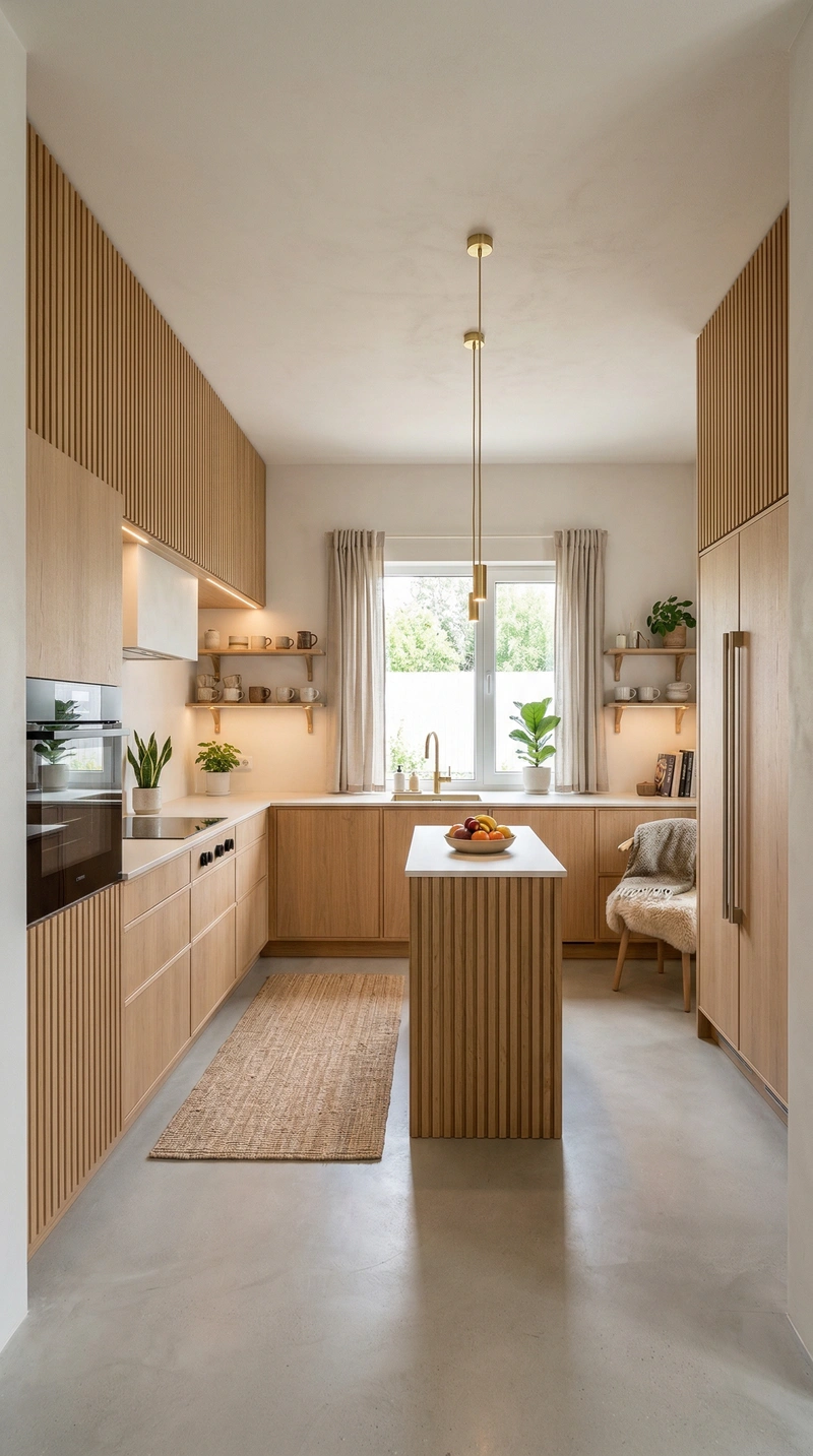 Дизайн интерьера в стиле Хюгге — Кухня от нейросети RoomGPT