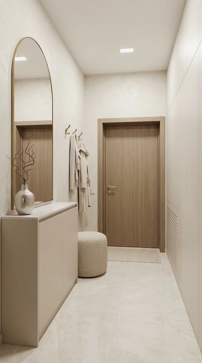 Дизайн интерьера в стиле Минимализм — Прихожая от нейросети RoomGPT