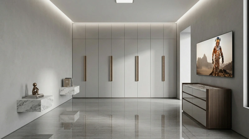 Дизайн спальни в стиле Минимализм — фото интерьера от нейросети RoomGPT