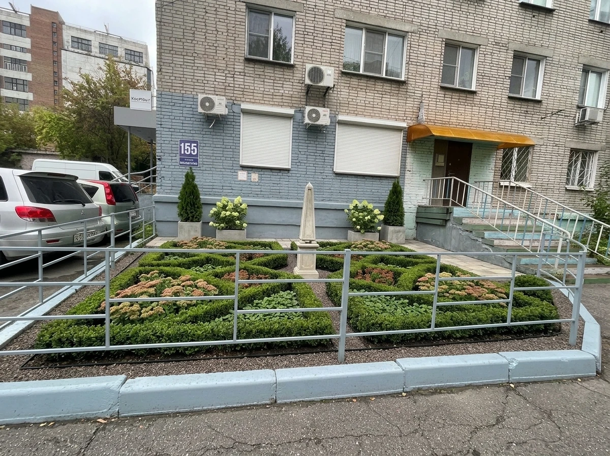 Дизайн участка в стиле Классика — фото участка от нейросети RoomGPT